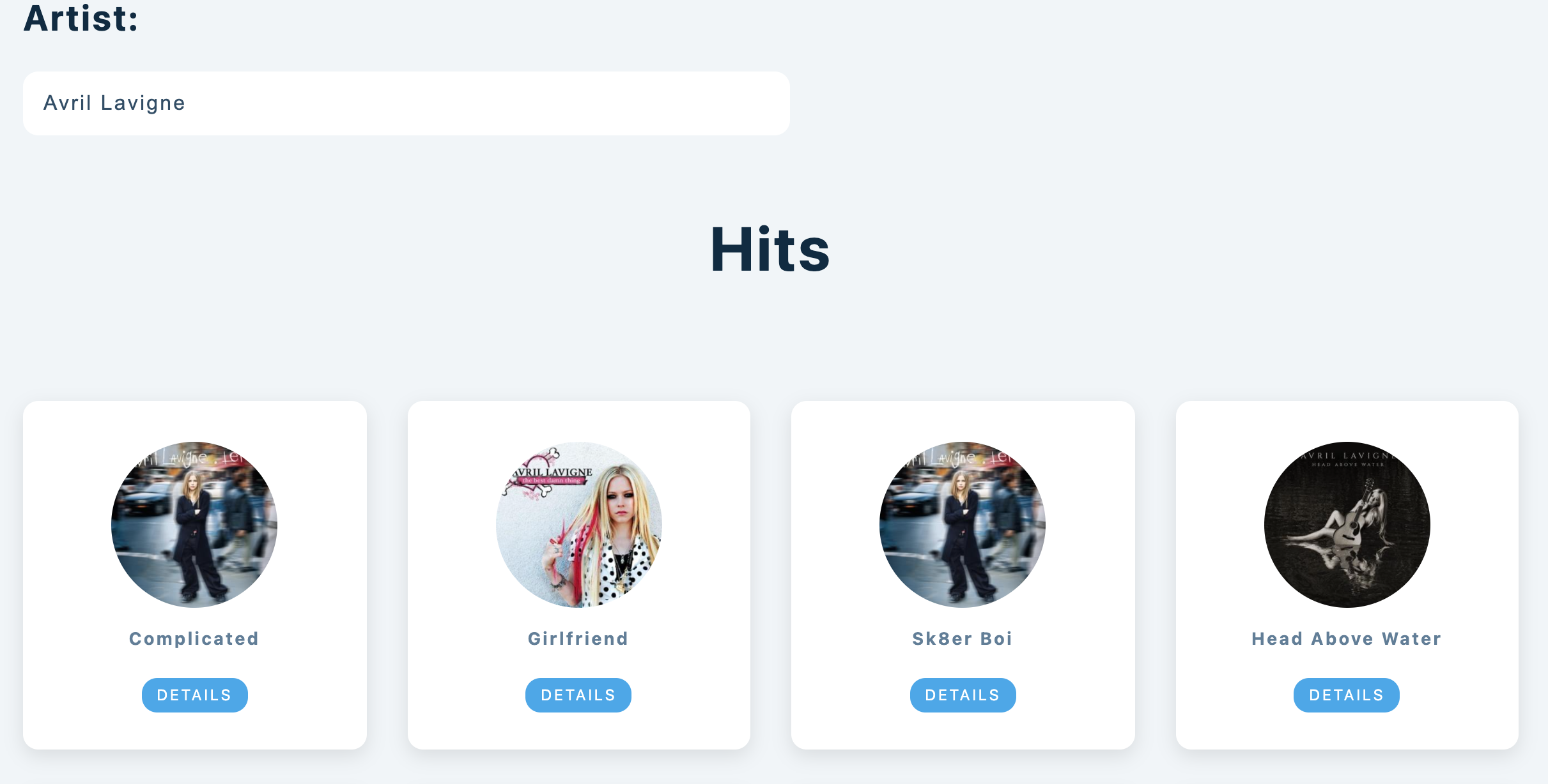 Music Hits API